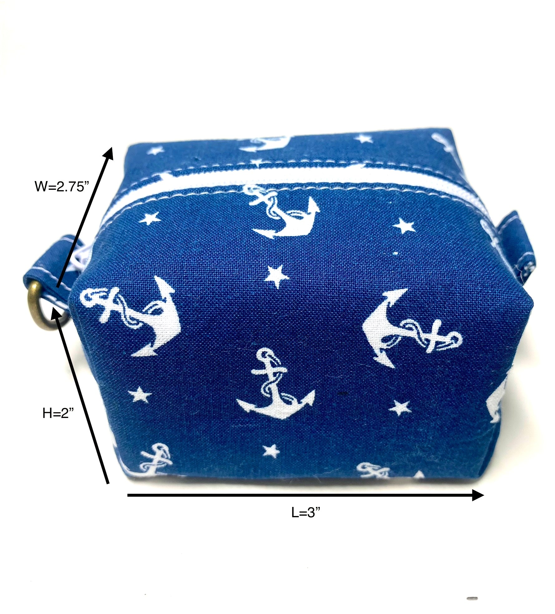 Approximate dimensions Small Keychain Pouch