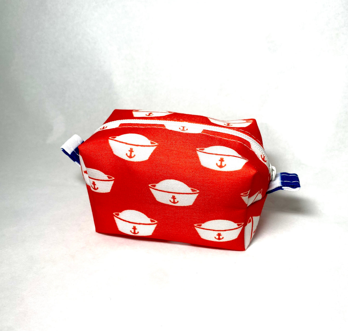 Patriotic Red Sailor’s Cap Pet Poo Bag Dispenser