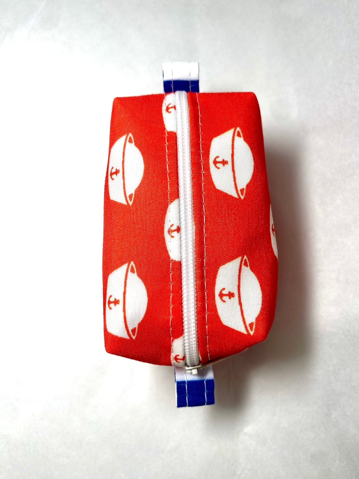 Patriotic Red Sailor’s Cap Pet Poo Bag Dispenser