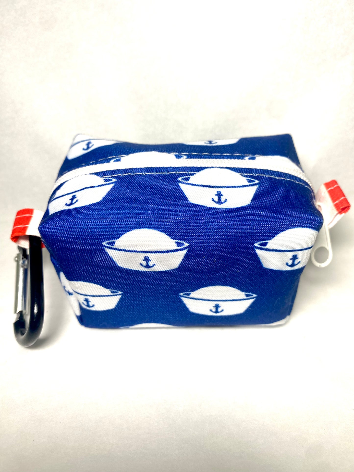 Patriotic Blue Navy Sailor’s Cap Pet Poo Bag Dispenser