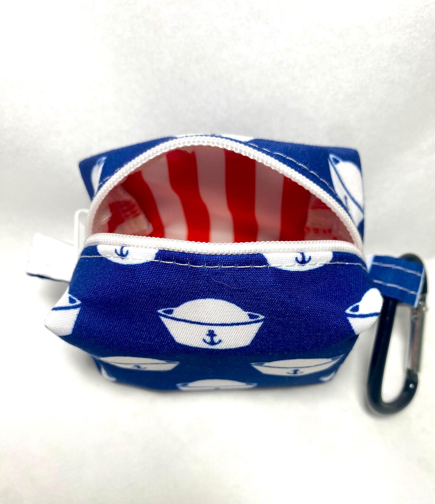 Patriotic Blue Navy Sailor’s Cap Pet Poo Bag Dispenser