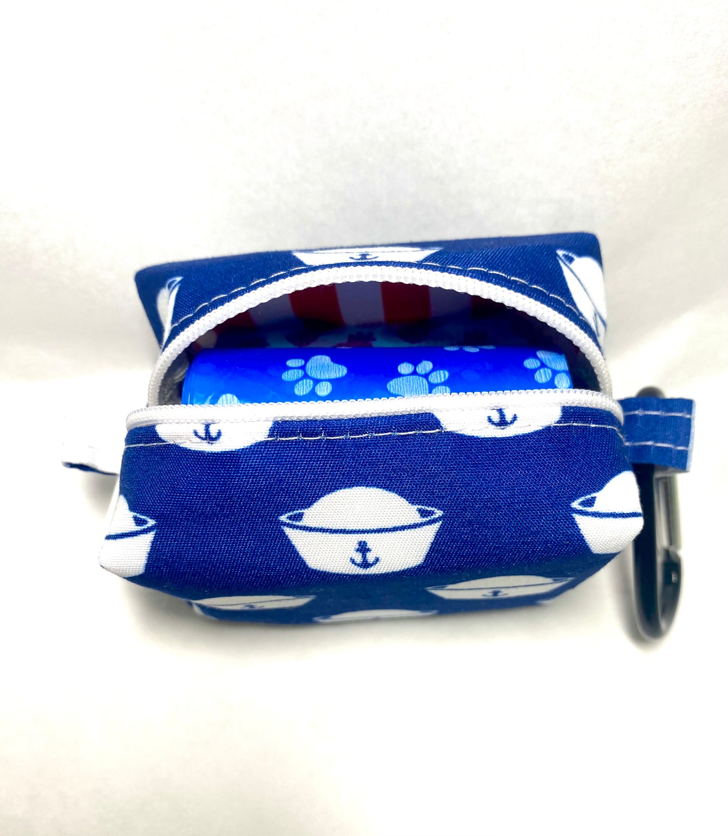Patriotic Blue Navy Sailor’s Cap Pet Poo Bag Dispenser
