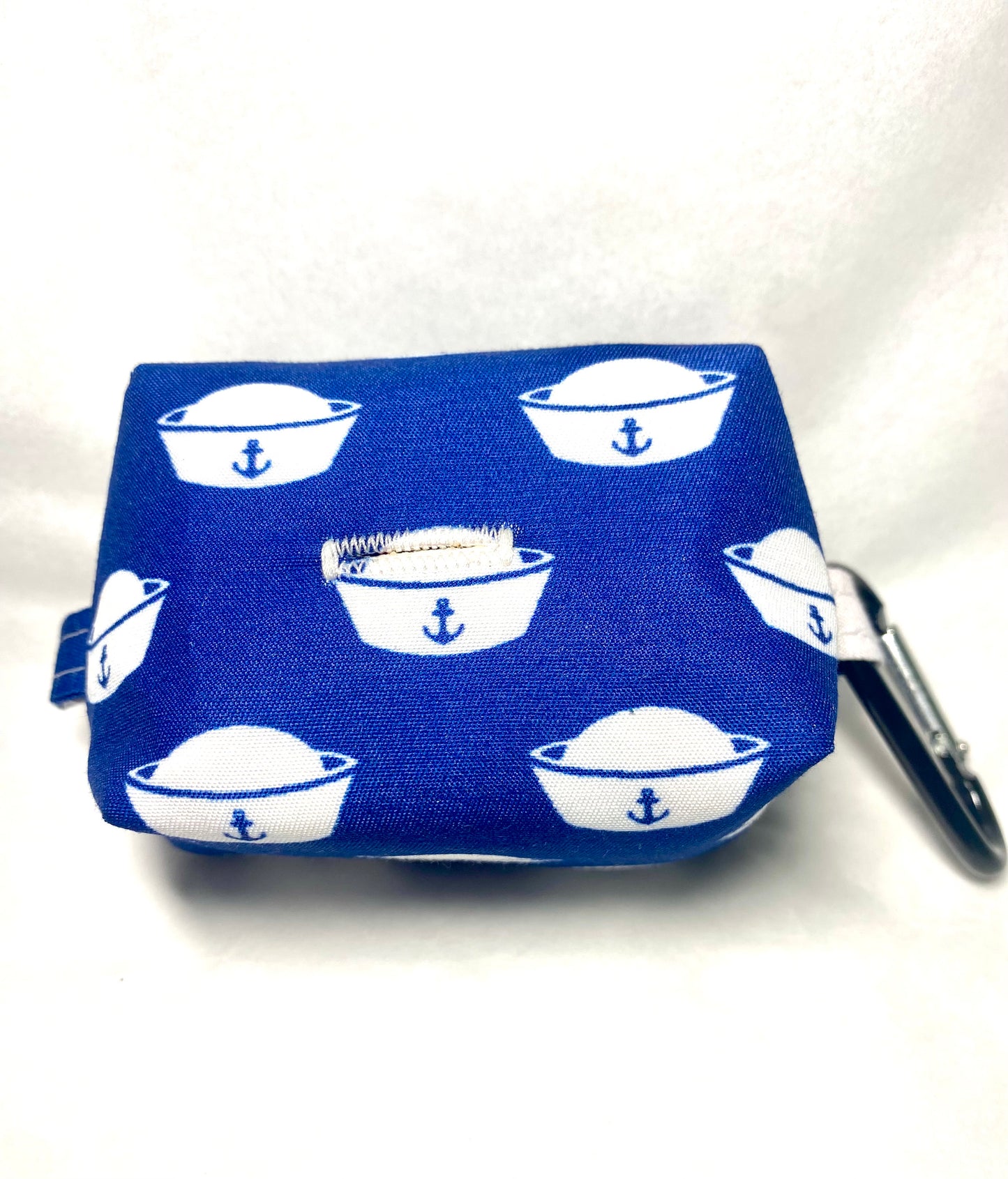 Patriotic Blue Navy Sailor’s Cap Pet Poo Bag Dispenser