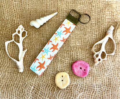 Island Life Wrist Strap Keychain-Starfish