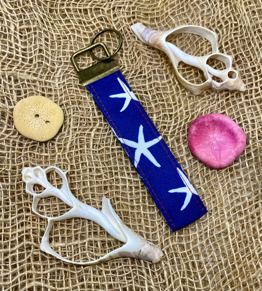 Starfish Navy Key Strap